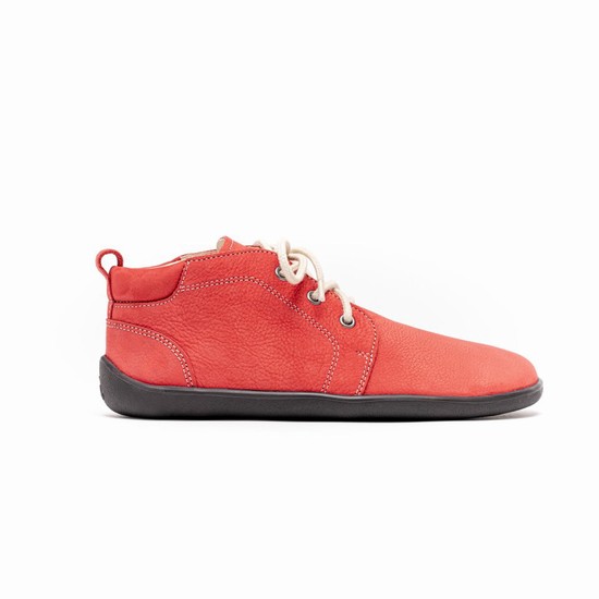 Clenkove Topanky Be Lenka Barefoot All-year - Icon Panske Červené | SK-1537