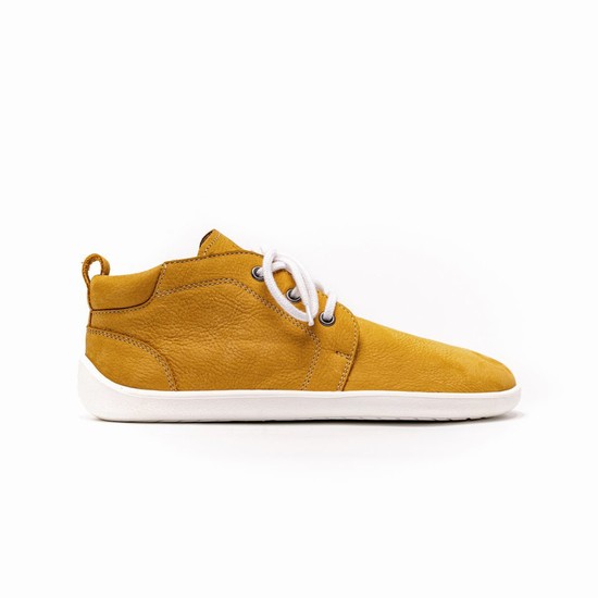 Clenkove Topanky Be Lenka Barefoot All-year - Icon Damske Horčica Biela | SK-6583