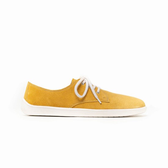 Mokasiny Be Lenka Barefoot City Panske Horčica Biela | SK-4217