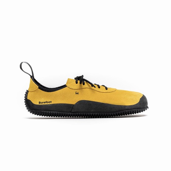 Mokasiny Be Lenka Barefoot Trailwalker Damske Horčica Biela | SK-0842