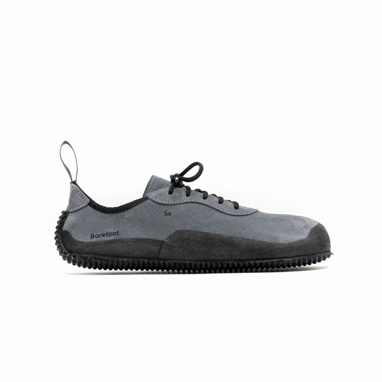 Mokasiny Be Lenka Barefoot Trailwalker Panske Siva | SK-0817