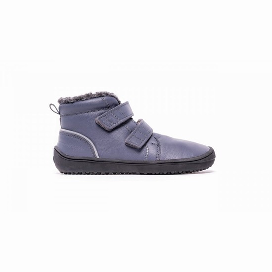 Zimne Topanky Be Lenka Barefoot - Penguin Detske Siva | SK-6783