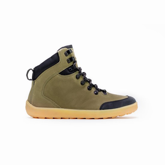 Zimne Topanky Be Lenka Barefoot Ranger Panske Zelene | SK-2079